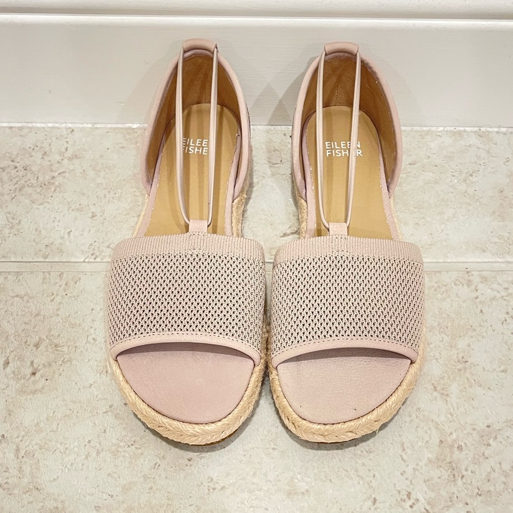 NWOT! EILEEN FISHER Tan Espadrilles!